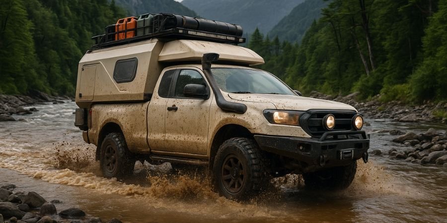 4x4 overland en off road por el rio