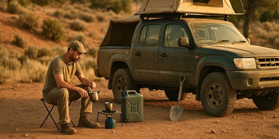 equipo básico de overlanding