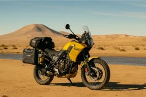Diferentes tipos de vehículos overland: moto