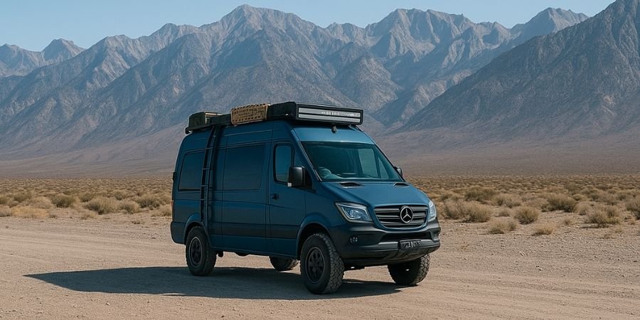 Furgoneta overland camper 4x4 equipada para vivir en plena naturaleza